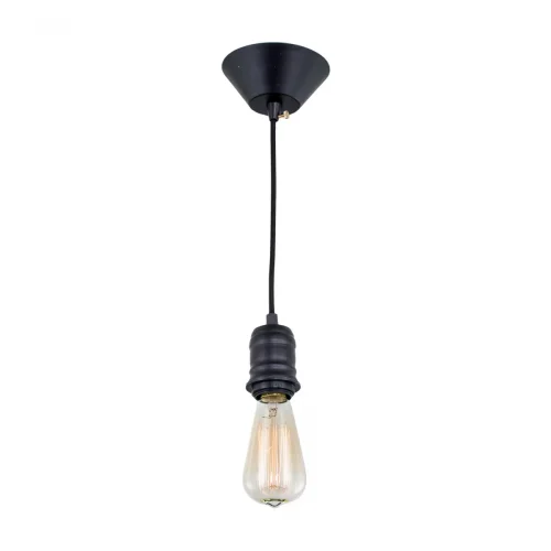Светильник Эдисон подвесной CL450200 Citilux без плафона 1 лампа, основание чёрное в стиле лофт  фото 3