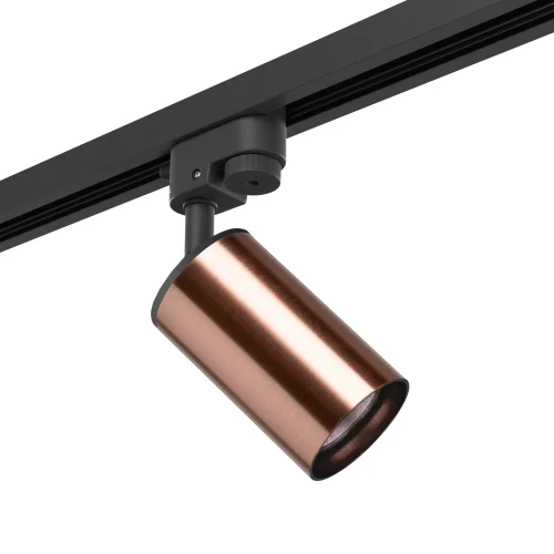Комплект со светильником Rullo R1T430 Lightstar медь для шинопроводов серии Rullo медь чёрный