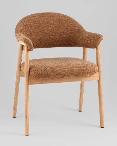 Стул обеденный Tavu с деревянными ножками, терракотовый УТ000041728 Stool Group, /, ножки//, размеры - *****