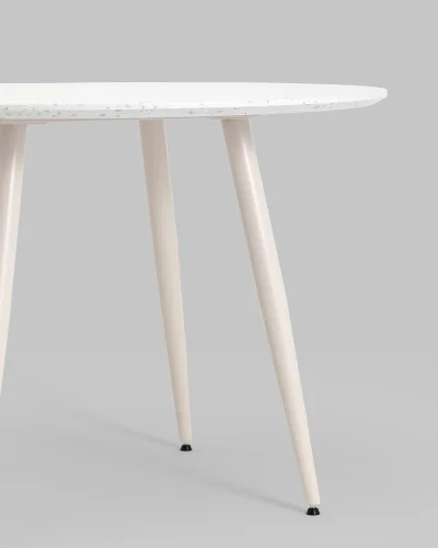 Стол обеденный Nymphaea, D110, терраццо УТ000039030 Stool Group столешница белая из мдф фото 4