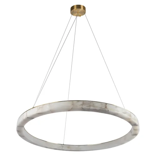 Светильник подвесной LED Mondrian 10408/1000 LOFT IT белый на 1 лампу, основание бронзовое в стиле современный кольца фото 3