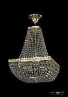 Люстра потолочная хрустальная 19282/H2/35IV G Bohemia Ivele Crystal прозрачная на 6 ламп, основание золотое в стиле классический sp