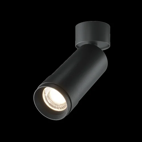 Светильник накладной LED Focus Zoom C055CL-L12W4K-Z-B Maytoni чёрный на 1 лампу, основание чёрное в стиле хай-тек современный круглый фото 11