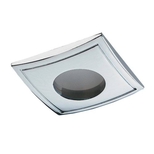 Светильник точечный неповоротный GX5.3 AQUA 369307 Novotech серый хром 1 лампа, основание хром серое в стиле минимализм 