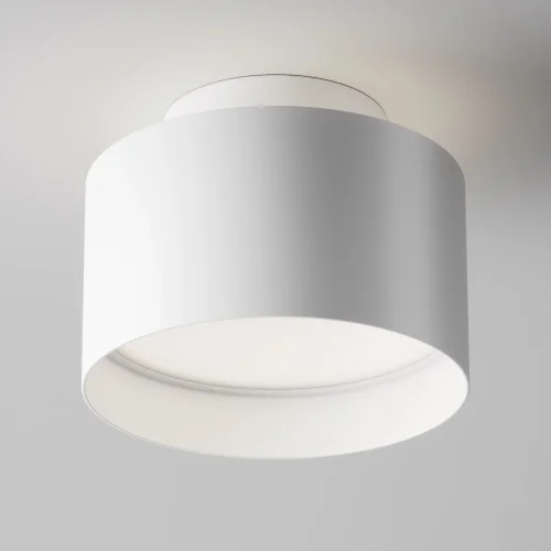 Светильник накладной LED Planet C009CW-L16W4K Maytoni белый на 1 лампу, основание белое в стиле современный хай-тек круглый фото 3