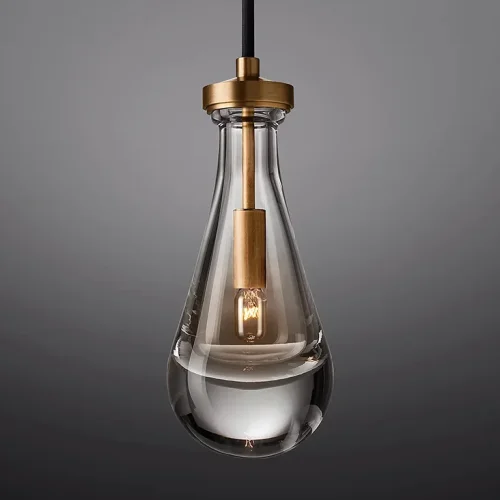 Настенный светильник MELANY WALL на стойке 209119-23 ImperiumLoft прозрачный на 1 лампа, основание латунь в стиле современный  фото 5