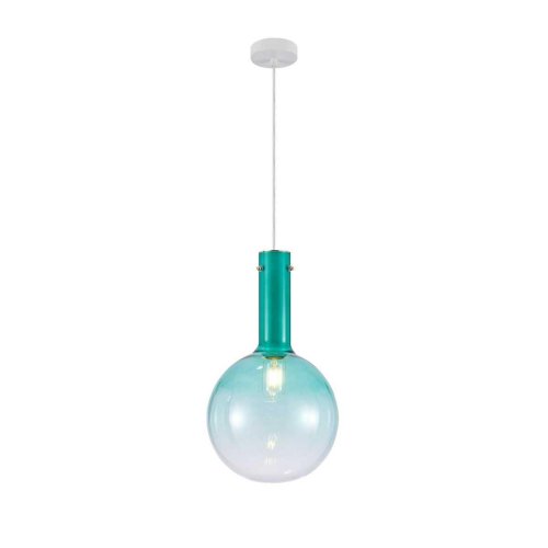 Светильник подвесной Alba 4101-1P Favourite прозрачный 1 лампа, основание белое в стиле современный шар