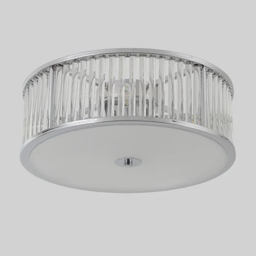 Светильник потолочный AVENUE PL4 CHROME Crystal Lux прозрачный на 4 лампы, основание хром в стиле классический современный фото 6
