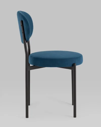 Стул Бриф SN велюр синий УТ000039455 Stool Group, /, ножки//, размеры - *830***470*530 фото 6