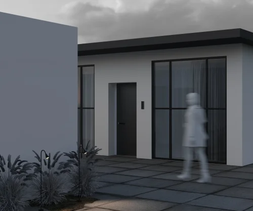 Парковый светильник LED Barb O531FL-L3B3K1 Maytoni уличный IP65 чёрный на 1 лампу, плафон чёрный в стиле современный хай-тек LED фото 8