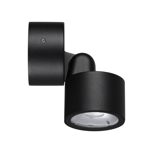 Настенный светильник LED уличный Focus 359586 Novotech уличный IP65 чёрный на 1 , плафон чёрный в стиле минимализм хай-тек современный LED фото 6