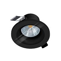 Светильник точечный LED DIMM Salabate 99494 Eglo чёрный 1 лампа, основание чёрное в стиле модерн 