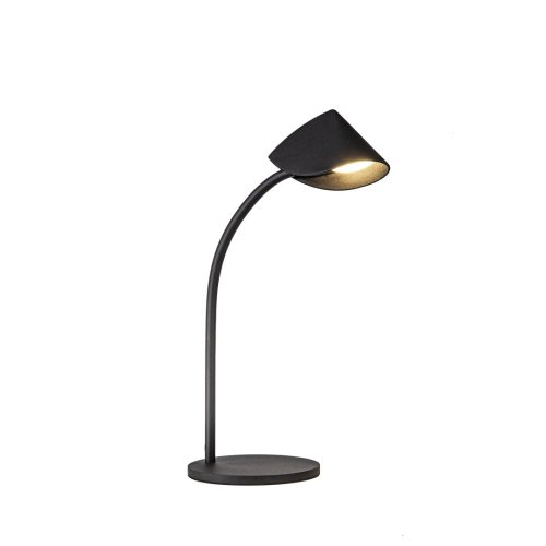 Настольная лампа LED Capuccina 7584 Mantra чёрная 1 лампа, основание чёрное металл в стиле хай-тек современный 