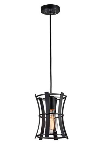 Светильник подвесной лофт 1521-1P Favourite чёрный 1 лампа, основание чёрное в стиле лофт 