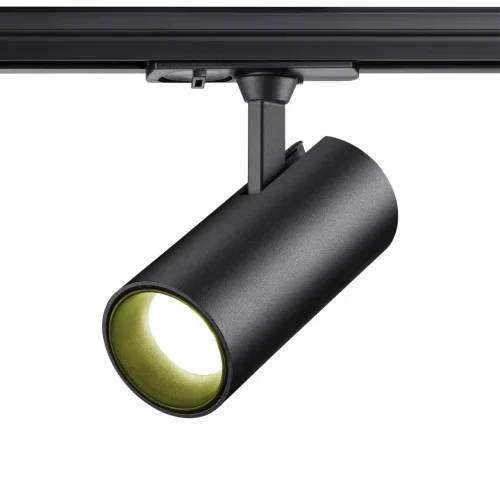 Трековый светильник однофазный трехжильный LED Selene 359161 Novotech чёрный для шинопроводов серии Selene фото 4