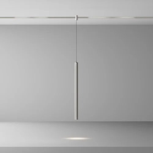 Трековый подвесой светильник Focus Led Flarity 4000K 5Вт 60° TR156-1-5W4K-PT Maytoni никель для шинопроводов серии Magnetic trаck system Flarity никель фото 4