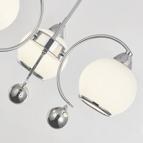 Люстра на штанге Neapolis-76207 276207/3 Ni Arte Milano белая на 3 лампы, основание никель в стиле современный фото 12 Люстра на штанге Neapolis-76207 276207/3 Ni Arte Milano белая на 3 лампы, основание никель в стиле современный фото 12