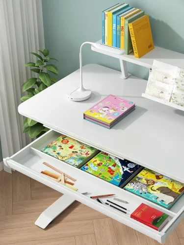 Стол детский регулируемый Kids Table 2 Белый EP Table 2 White Everprof столешница белая из фото 3