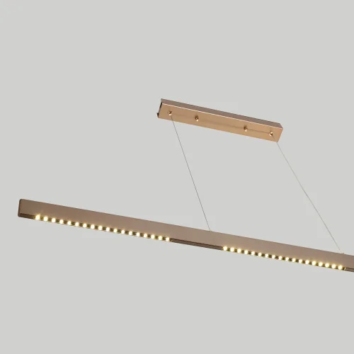 Светильник подвесной LED Edge CL720032N Citilux матовый золото на 1 лампу, основание матовое золото в стиле современный хай-тек линейный фото 7