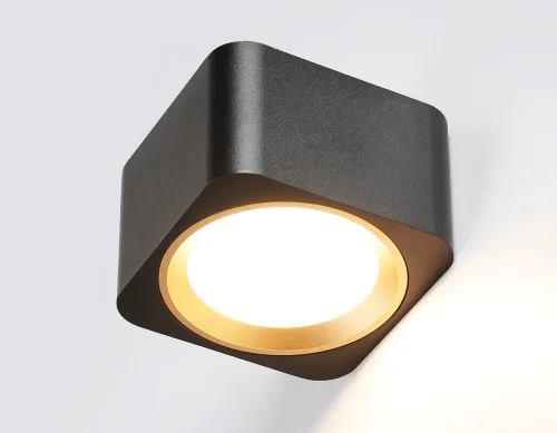 Светильник накладной TN70832 Ambrella light чёрный 1 лампа, основание чёрное в стиле современный хай-тек круглый фото 5