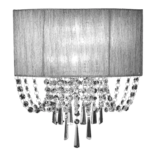 Бра Representa SL892.101.03 ST-Luce серебряный на 3 лампы, основание хром в стиле арт-деко современный 