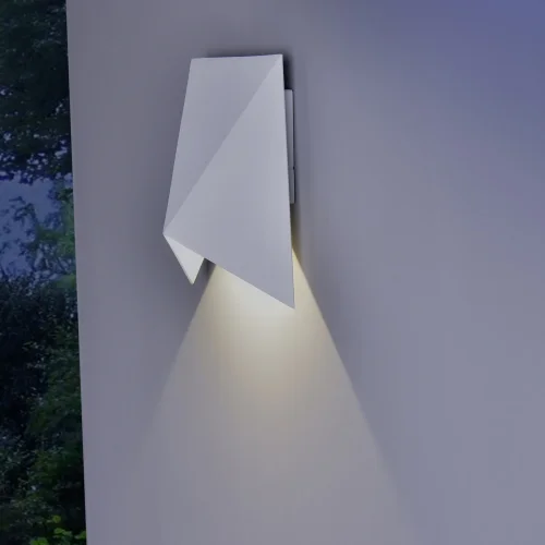 Настенный светильник LED Triax 6526 Mantra уличный IP54 белый 1 лампа, плафон белый в стиле модерн LED фото 6