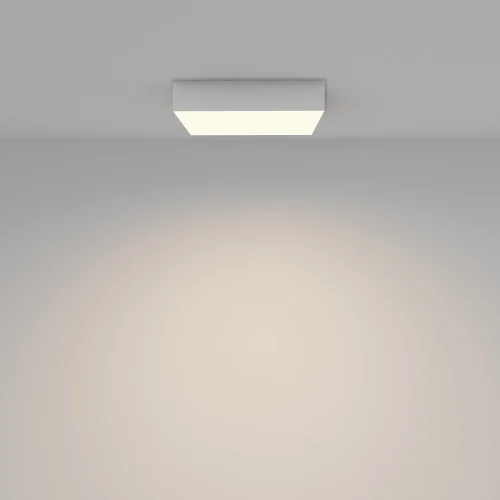 Светильник потолочный LED Zon C032CL-36W3K-SQ-W Maytoni белый на 1 лампу, основание белое в стиле современный квадраты фото 7