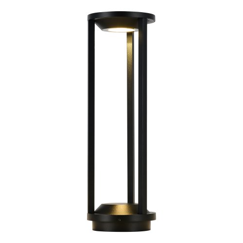 Парковый светильник ЛЕД Глорр SL9535.405.01 ST-Luce уличный IP65 чёрный на 1 лампу, плафон чёрный в стиле хай-тек современный ЛЕД фото 2