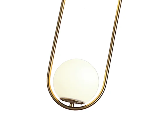 Светильник подвесной Кенти 07632-1A,20 Kink Light белый 1 лампа, основание бронзовое в стиле современный шар фото 2