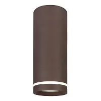 Светильник накладной LED 20009SMU/02LED CF Escada коричневый 1 лампа, основание коричневое в стиле современный круглый