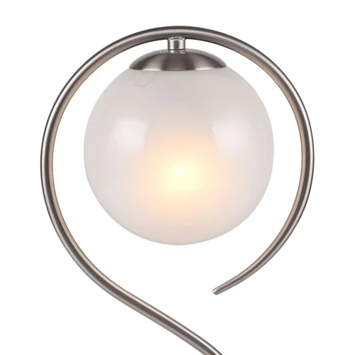 Настольная лампа Fabbio 2349-1T F-promo белая 1 лампа, основание никель металл в стиле классический  фото 5