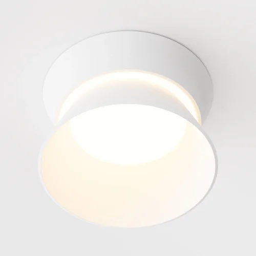 Светильник подвесной LED Platte MOD352PL-L10W3K Maytoni белый 1 лампа, основание белое в стиле современный хай-тек  фото 2