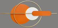 Бра LED с пультом 462-071-02 Velante оранжевый 1 лампа, основание оранжевое в стиле хай-тек современный с пультом