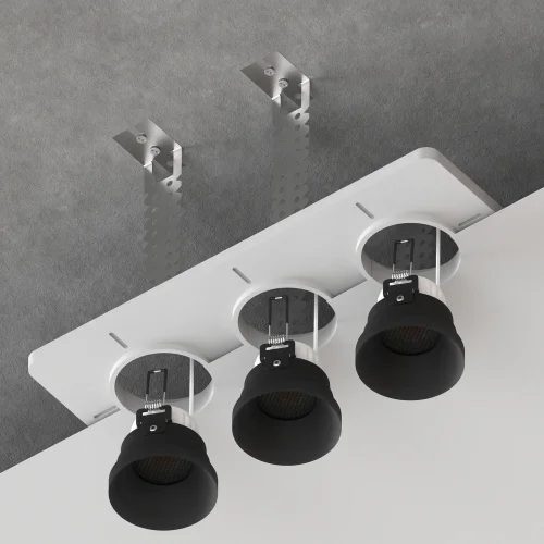 Закладная для монтажа светильников DUCRE в натяжной потолок, 330х130мм Ducre A809003 Arte Lamp белый на 1 , основание белое в стиле современный прямоугольный для пвх потолка фото 2