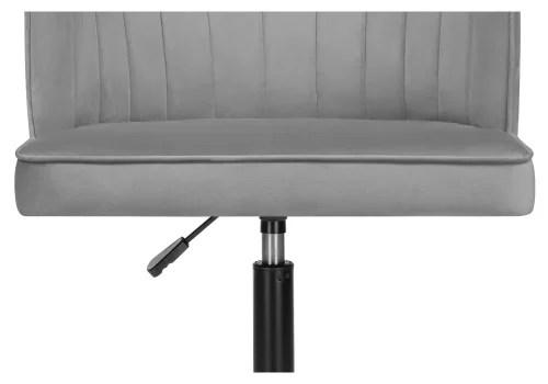 Компьютерное кресло Дэни темно-серый / черный 560017 Woodville, серый/велюр, ножки/металл/чёрный, размеры - *920***620*620 фото 6