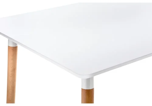 Стол Table 120 white / wood 15357 Woodville столешница белая из мдф фото 3