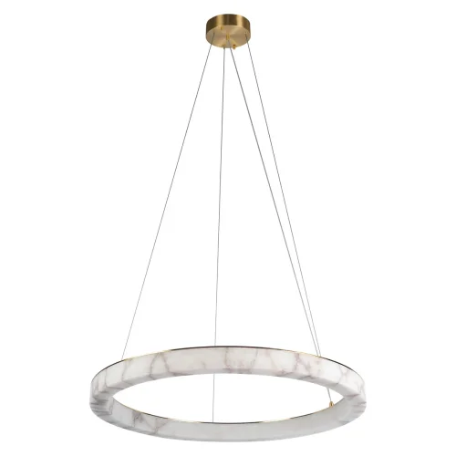 Светильник подвесной LED Mondrian 10408/800 LOFT IT белый на 1 лампу, основание бронзовое в стиле современный кольца