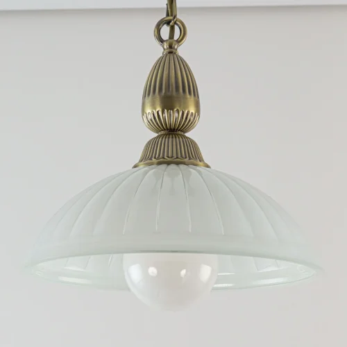 Светильник подвесной Латур CL413212 Citilux белый 1 лампа, основание бронзовое в стиле классический  фото 9