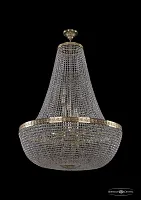 Люстра потолочная хрустальная 19051/H2/90IV G Bohemia Ivele Crystal прозрачная на 26 ламп, основание золотое в стиле классический sp