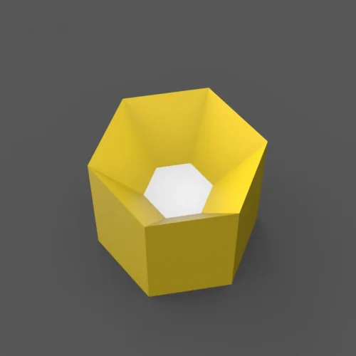 Светильник потолочный HEXAGON B 101670-26 ImperiumLoft белый на 1 лампу, основание белое в стиле современный фото 2