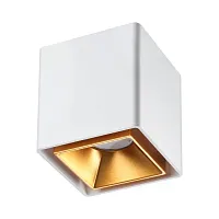 Светильник накладной LED Recte 358488 Novotech белый 1 лампа, основание белое в стиле хай-тек квадратный