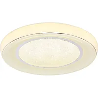 Светильник потолочный LED с пультом Mickey 483110-30 Globo белый 1 лампа, основание белое в стиле современный с пультом