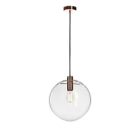 Светильник подвесной Selene 2032-C LOFT IT прозрачный 1 лампа, основание медь в стиле лофт шар