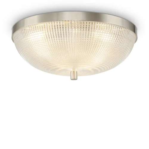 Светильник потолочный Coupe C046CL-03N Maytoni прозрачный 3 лампы, основание никель в стиле современный 