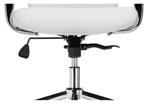 Компьютерное кресло Modus white 15824 Woodville, белый/экокожа, ножки/металл/хром, размеры - *1290***630*680 фото 9