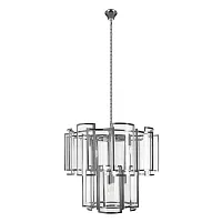 Люстра подвесная Reflection 10433/8 LOFT IT прозрачная на 8 ламп, основание никель в стиле современный Люстра подвесная Reflection 10433/8 LOFT IT прозрачная на 8 ламп, основание никель в стиле современный