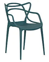 Стул обеденный набор 4 шт. SET-4 601PP-LMZL MASTERS, цвет морской волны (G-05) Dobrin, /полимер, ножки/пластик/синий, размеры - *810***505*560