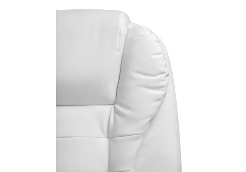 Компьютерное кресло Orvil white 15569 Woodville, белый/экокожа, ножки/металл/хром, размеры - *1220***610*640 фото 9