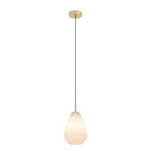 Светильник подвесной Caprarola 900812 Eglo коричневый 1 лампа, основание матовое латунь в стиле современный  фото 2