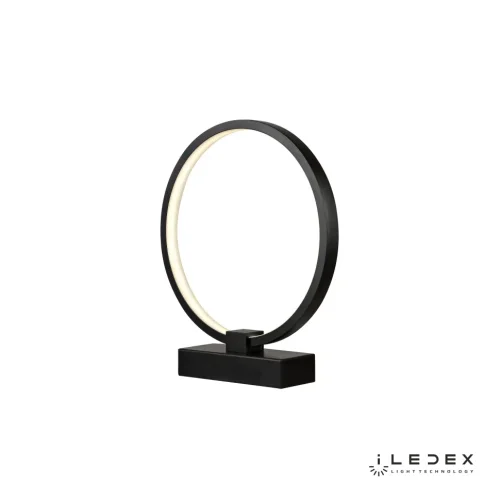 Настольная лампа LED Axis 8137-250-T BK iLedex чёрная 1 лампа, основание чёрное металл в стиле современный хай-тек 